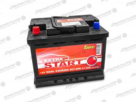 аккумуляторы 6CT-60NL+ (L2) Extra Start