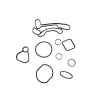 К-т прокладок маслоохладителя OPEL Mokka  изображение